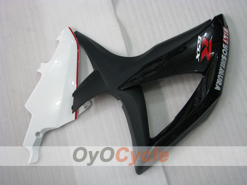 Injection Fairing kit for 08-10 GSX R750 - White, Black - YOSHIMURA #OYO87905435
