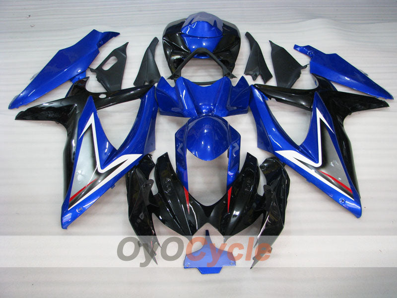 Injection Fairing kit for 08-10 GSX R600 - Blue, Black - Factory Style #OYO87905395