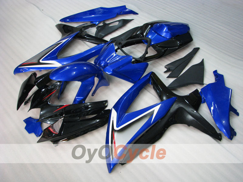 Injection Fairing kit for 08-10 GSX R750 - Blue, Black - Factory Style #OYO87905439