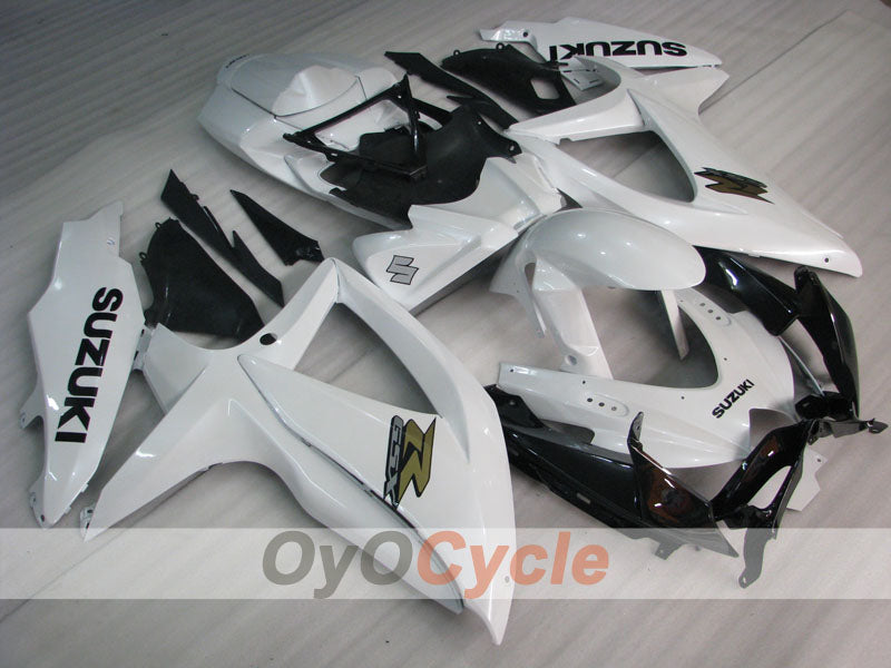 Injection Fairing kit for 08-10 GSX R750 - White, Black - Factory Style #OYO87905441 Secondary image
