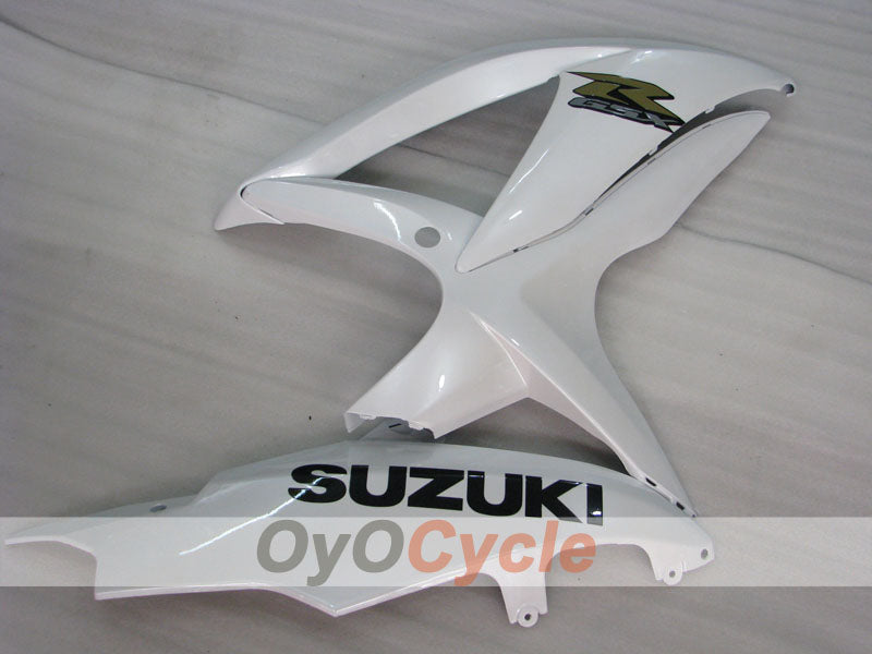 Injection Fairing kit for 08-10 GSX R750 - White, Black - Factory Style #OYO87905441