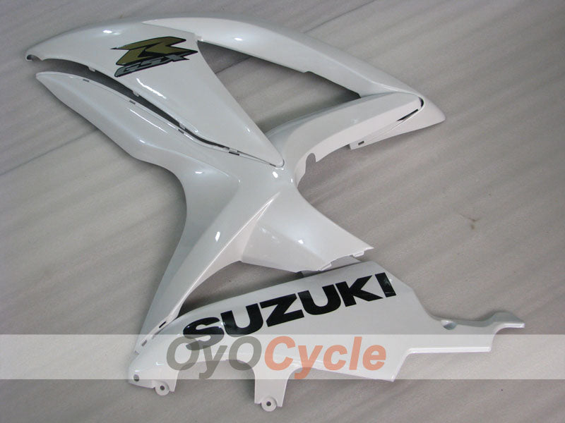 Injection Fairing kit for 08-10 GSX R750 - White, Black - Factory Style #OYO87905441