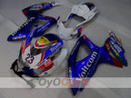 Injection Fairing kit for 08-10 GSX R750 - Blue, White - Voltcom #OYO87905443