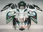 Injection Fairing kit for 08-10 GSX R750 - Green, White - Corona #OYO87905445
