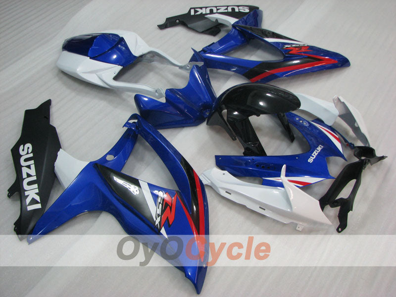 Injection Fairing kit for 08-10 GSX R750 - Blue, White, Black - Factory Style #OYO87905447 Main image