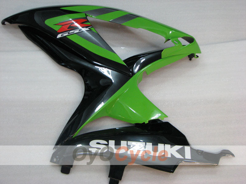Injection Fairing kit for 08-10 GSX R750 - Green, Black - Factory Style #OYO87905448