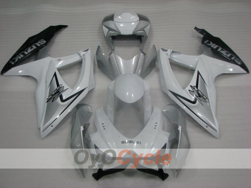 Injection Fairing kit for 08-10 GSX R750 - White, Grey - Factory Style #OYO87905451 Secondary image