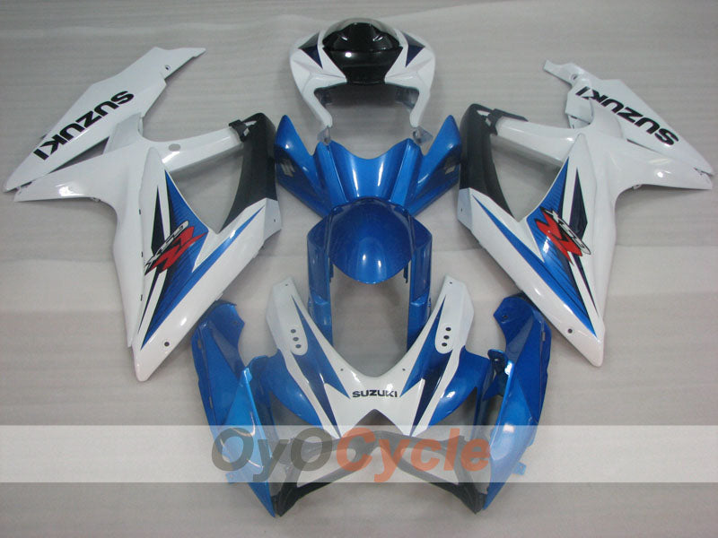 Injection Fairing kit for 08-10 GSX R750 - Blue, White - Factory Style #OYO87905453