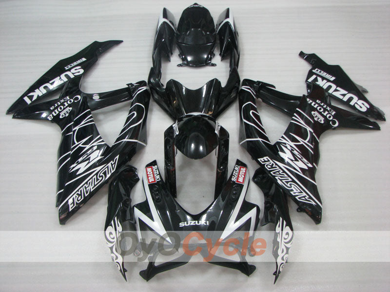 Injection Fairing kit for 08-10 GSX R750 - Black - Corona #OYO87905454