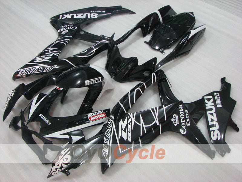 Injection Fairing kit for 08-10 GSX R750 - Black - Corona #OYO87905454