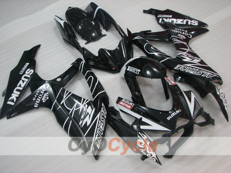 Injection Fairing kit for 08-10 GSX R750 - Black - Corona #OYO87905454 Main image