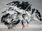 Injection Fairing kit for 08-10 GSX R750 - White, Black - Corona #OYO87905455