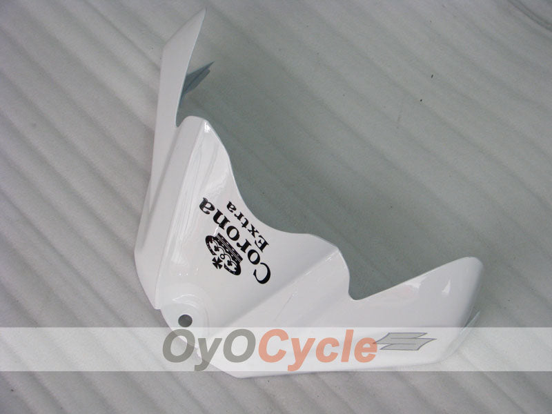 Injection Fairing kit for 08-10 GSX R750 - White, Black - Corona #OYO87905455