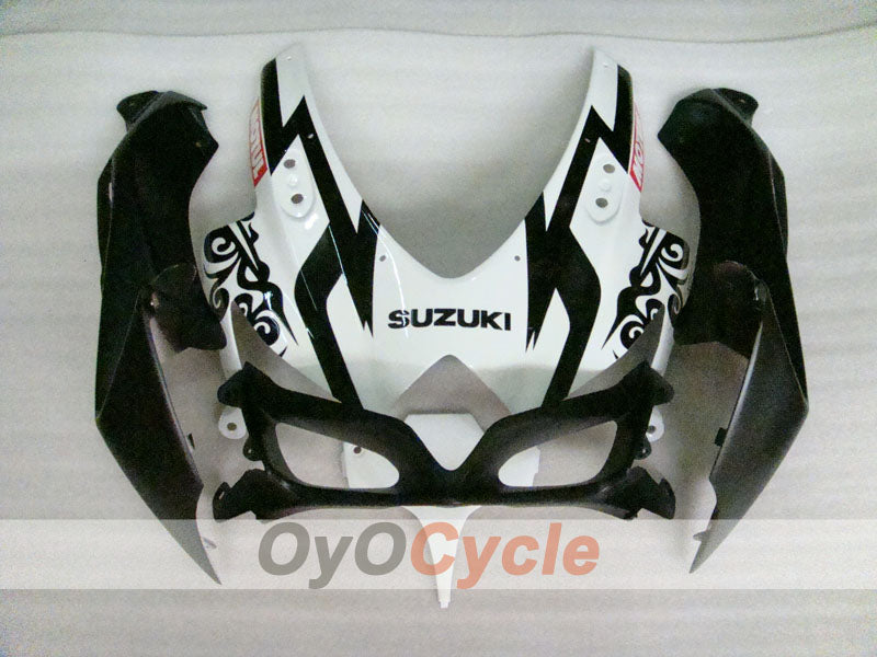Injection Fairing kit for 08-10 GSX R750 - White, Black - Corona #OYO87905456
