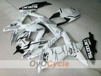 Injection Fairing kit for 08-10 GSX R750 - White, Black - Corona #OYO87905457