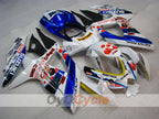 Injection Fairing kit for 08-10 GSX R750 - Blue, White - Dark Dog #OYO87905458