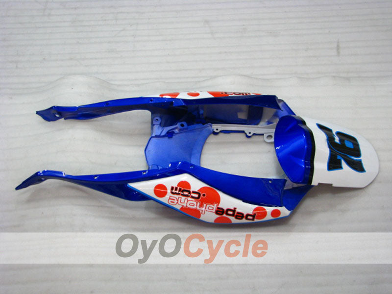 Injection Fairing kit for 08-10 GSX R750 - Blue, White - Dark Dog #OYO87905458