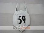 Injection Fairing kit for 08-10 GSX R750 - Blue, White - Jordan #OYO87905459