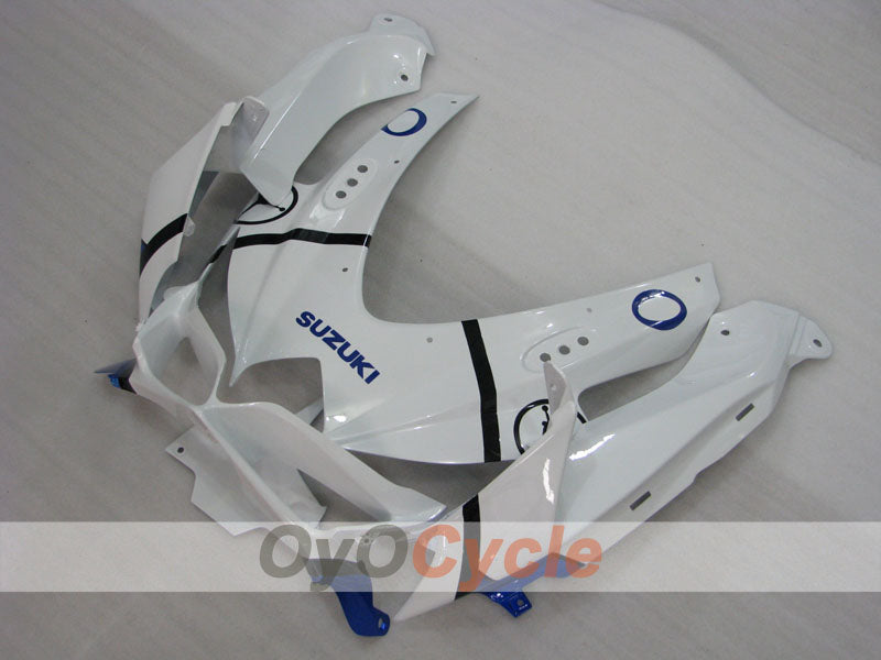 Injection Fairing kit for 08-10 GSX R750 - Blue, White - Jordan #OYO87905459