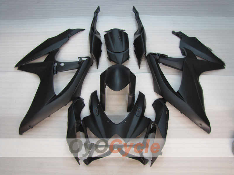 Injection Fairing kit for 08-10 GSX R750 - Black, Matte - No sticker / decal, Factory Style #OYO87905436 Secondary image