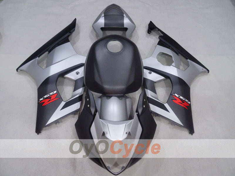 Injection Fairing kit for 03-04 GSX R1000 - Black, Grey, Matte - Factory Style #OYO87905495 Main image