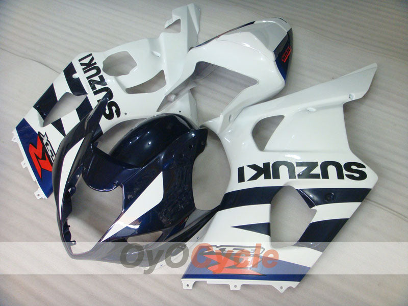 Injection Fairing kit for 03-04 GSX R1000 - Blue, White - Factory Style #OYO87905498 Main image