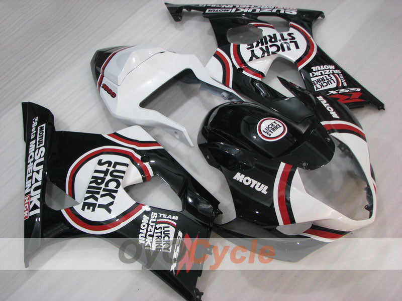 Injection Fairing kit for 03-04 GSX R1000 - Red, White, Black - Lucky Strike #OYO87905500 Secondary image