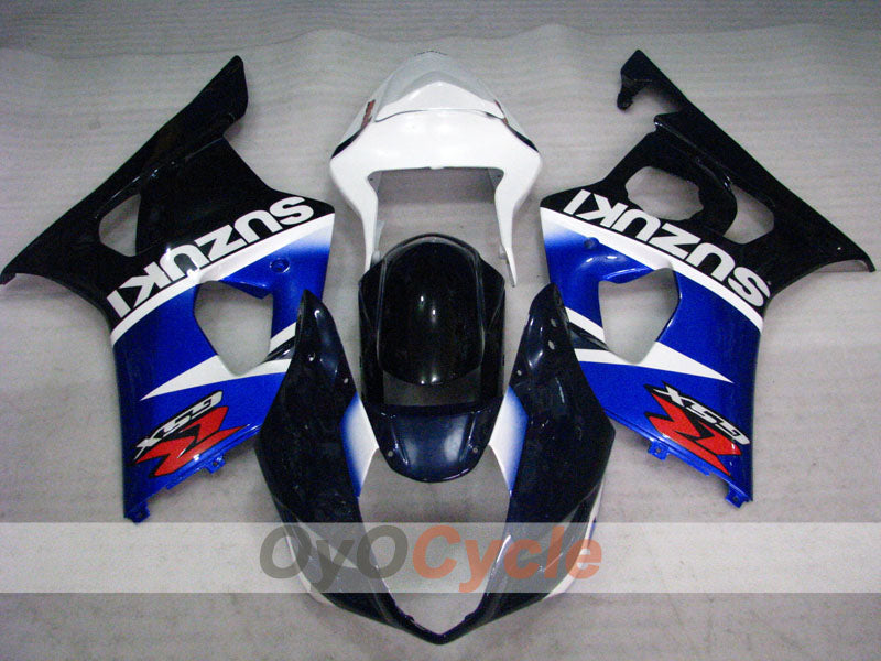 Injection Fairing kit for 03-04 GSX R1000 - White, Black - Factory Style #OYO87905506 Secondary image