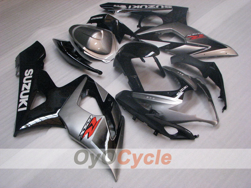 Injection Fairing kit for 05-06 GSX R1000 - Black, Silver - Factory Style #OYO87905517