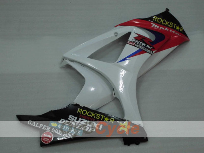 Injection Fairing kit for 07-08 GSX R1000 - Blue, White - Rockstar #OYO87905520