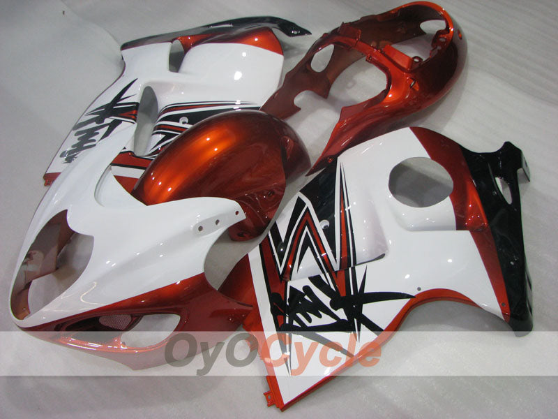 Injection Fairing kit for 99-07 GSXR1300 Hayabusa - Orange, White - Factory Style #OYO87905592