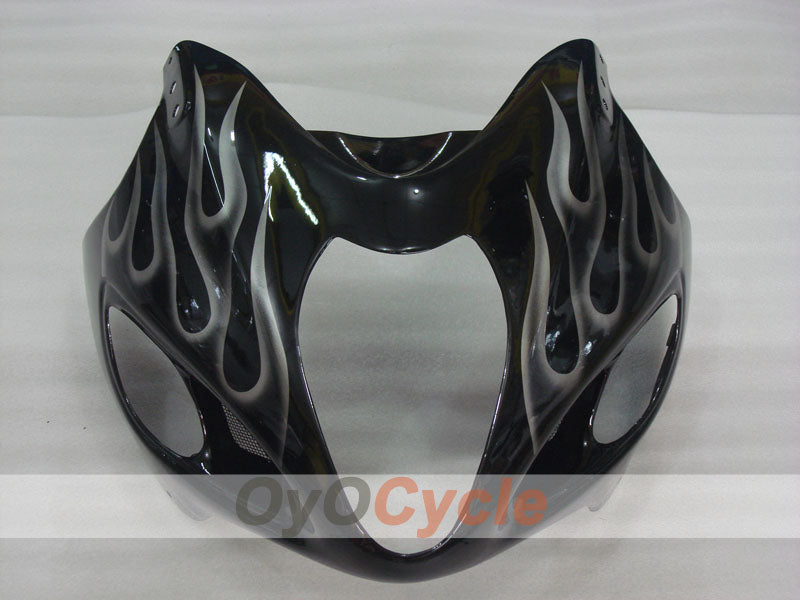 Injection Fairing kit for 99-07 GSXR1300 Hayabusa - Black - Flame #OYO87905609