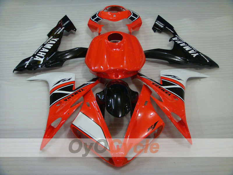 Injection Fairing kit for 04-06 YZF-R1 - Orange, White, Black - MOTUL #OYO87905643