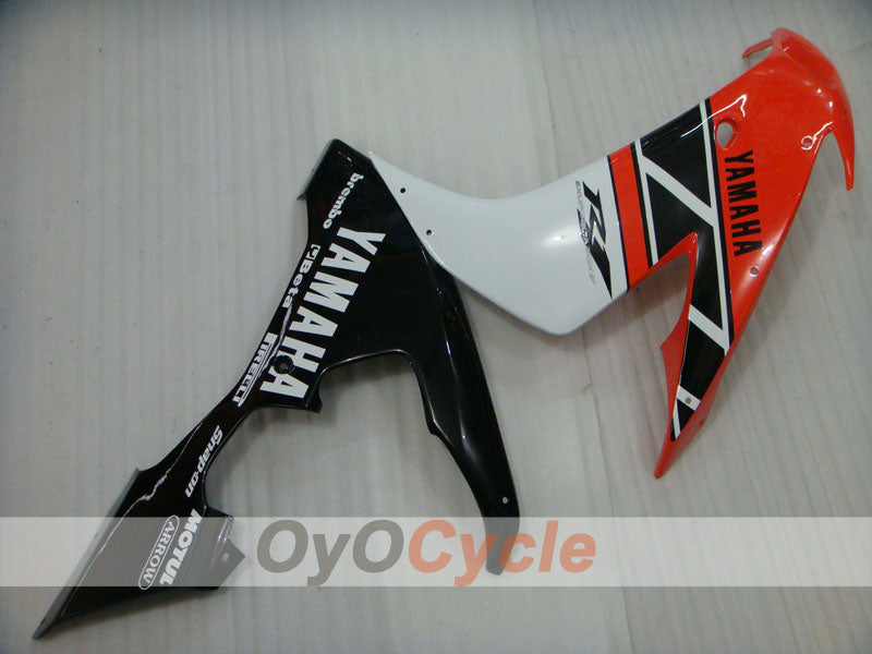 Injection Fairing kit for 04-06 YZF-R1 - Orange, White, Black - MOTUL #OYO87905643