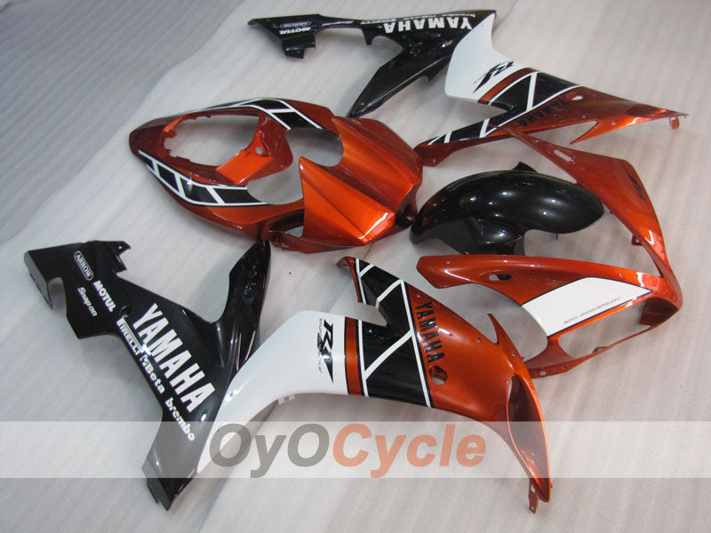 Injection Fairing kit for 04-06 YZF-R1 - Orange, White, Black - MOTUL #OYO87905644 Main image
