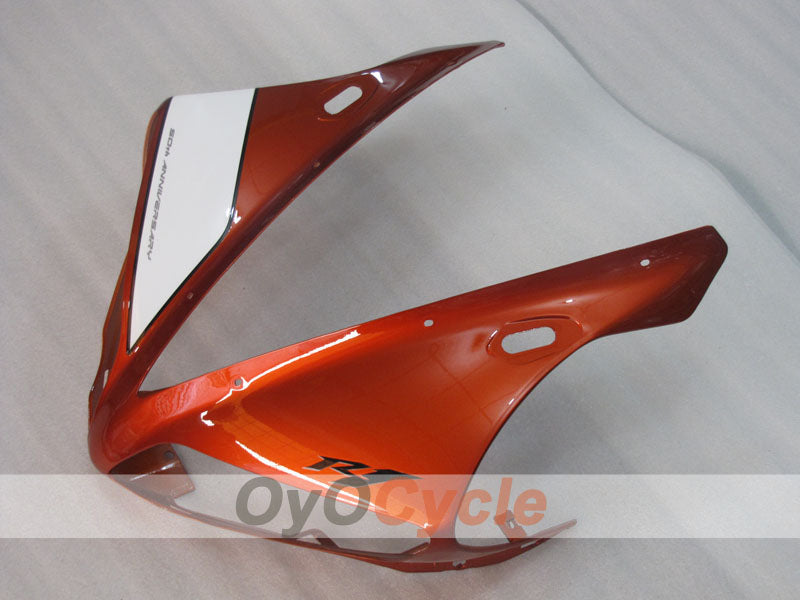 Injection Fairing kit for 04-06 YZF-R1 - Orange, White, Black - MOTUL #OYO87905644