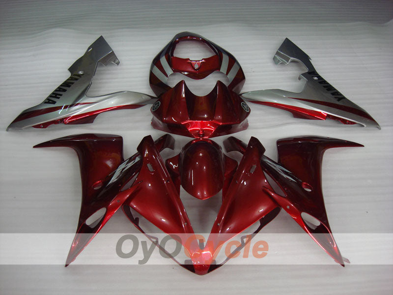 Injection Fairing kit for 04-06 YZF-R1 - Red, Grey - Factory Style #OYO87905652