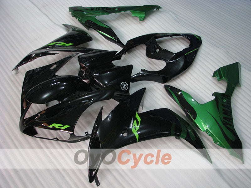 Injection Fairing kit for 04-06 YZF-R1 - Green, Black - Factory Style #OYO87905653