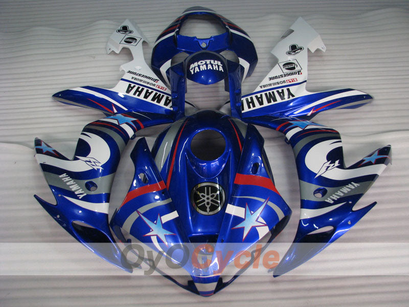 Injection Fairing kit for 04-06 YZF-R1 - Blue, White - FIAT, MOTUL #OYO87905671 Secondary image