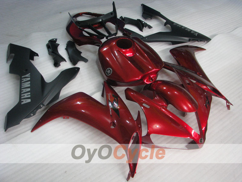 Injection Fairing kit for 04-06 YZF-R1 - Red, Black, Matte - Factory Style #OYO87905673