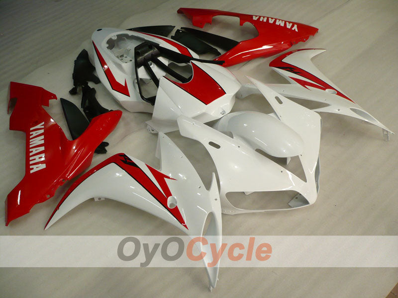 Injection Fairing kit for 04-06 YZF-R1 - Red, White - Factory Style, MICHELIN #OYO87905675 Main image