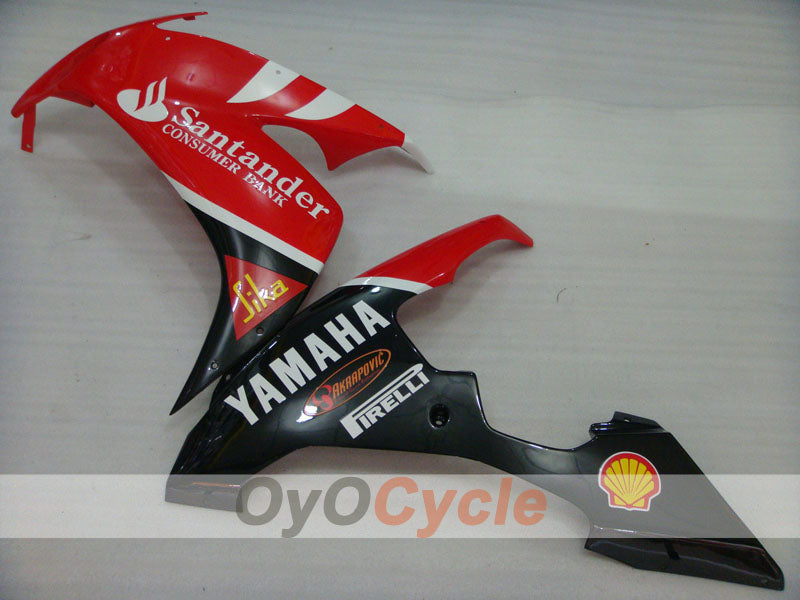 Injection Fairing kit for 04-06 YZF-R1 - Red, Black - Santander #OYO87905680