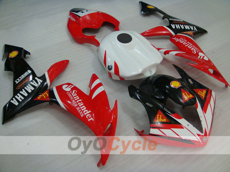 Injection Fairing kit for 04-06 YZF-R1 - Red, Black - Santander #OYO87905680
