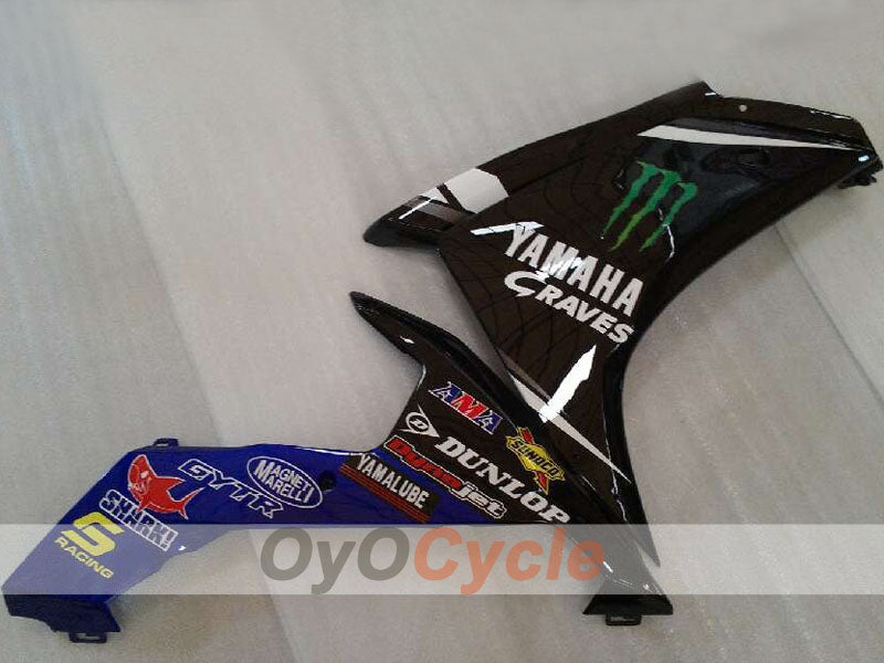 Left & Right Side Fairing For Yamaha 07-08  YZF-R1 #OYO87911417 Secondary image