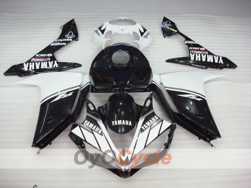 Injection Fairing kit for 07-08 YZF-R1 - White, Black - Moriwaki #OYO87905684