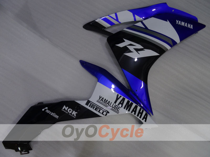 Injection Fairing kit for 07-08 YZF-R1 - Blue, White - Monster #OYO87905690