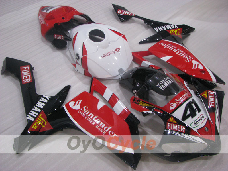 Injection Fairing kit for 07-08 YZF-R1 - Red, White, Black - Santander #OYO87905691 Main image