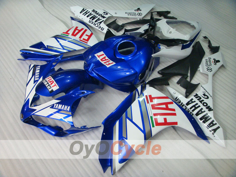 Injection Fairing kit for 07-08 YZF-R1 - Blue, White - FIAT #OYO87905696 Secondary image