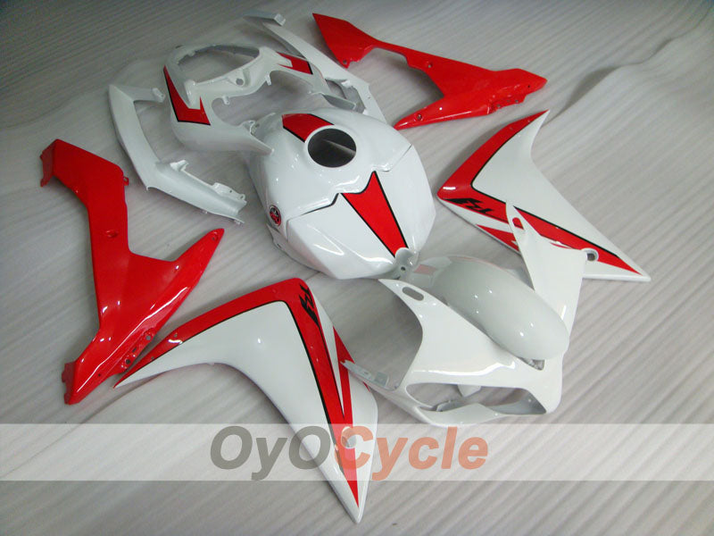Injection Fairing kit for 07-08 YZF-R1 - Red, White - Factory Style #OYO87905698