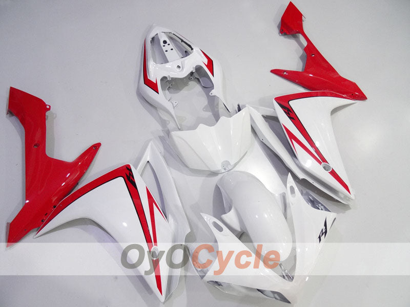Injection Fairing kit for 07-08 YZF-R1 - Red, White - Factory Style #OYO87905699